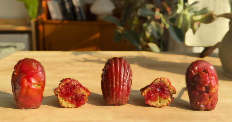 French Bakery-style Pistachio Raspberry Madeleines: perfect every time