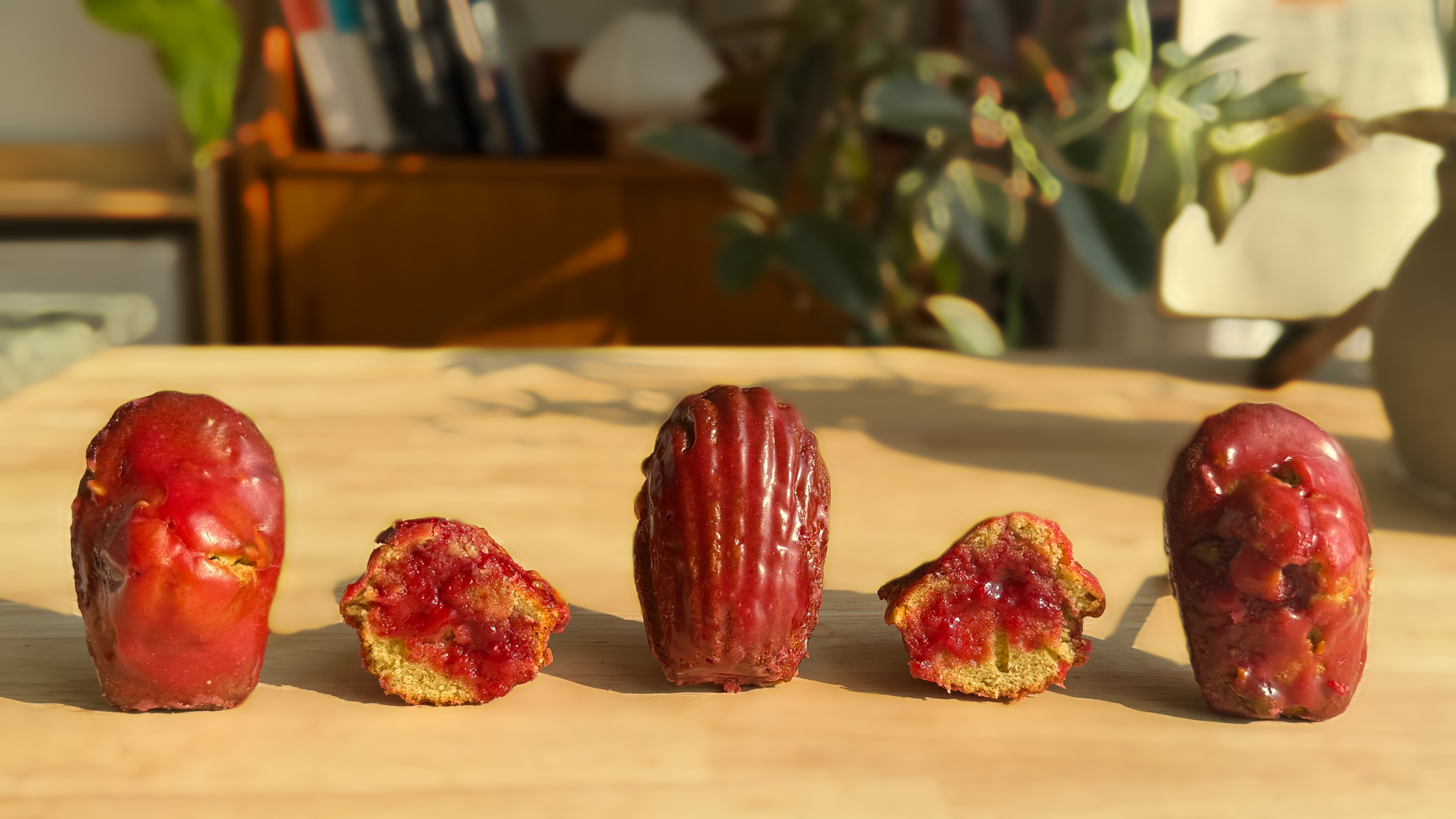 French Bakery-style Pistachio Raspberry Madeleines: perfect every time
